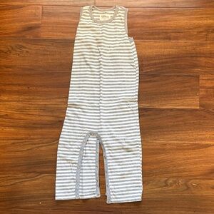 Classic Striped Sleeveless Kids Romper